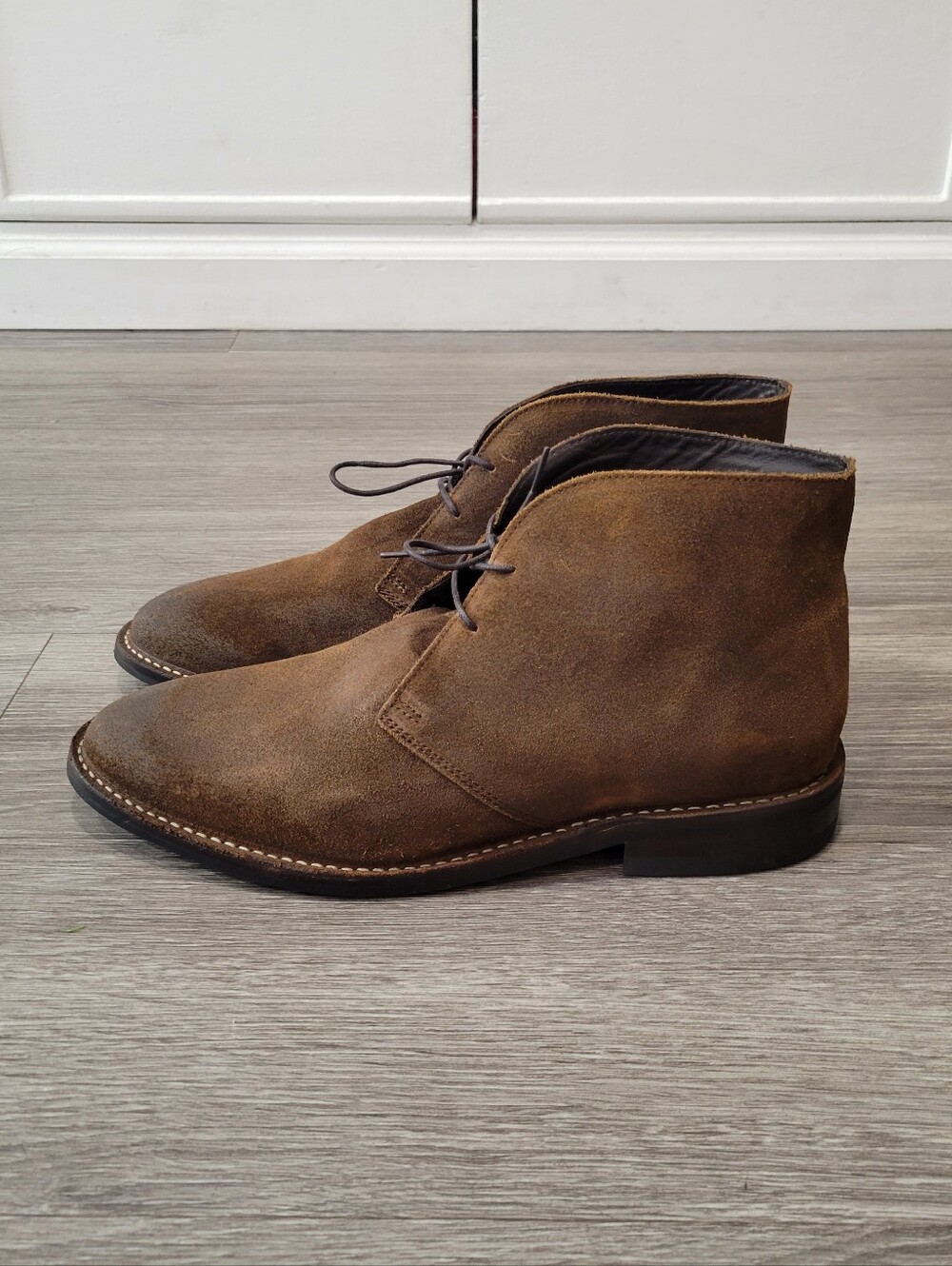 Thursday Boots Co. Mocha Brown Suede Scout Chukka Rustic Boots Size 12